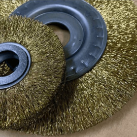 A set of disc brushes 160х32х30 12pcs, 90x12x20 2pcs for cleaning machine MP-800 (DROZDOWSKI)
